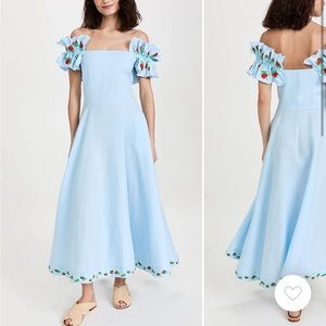 Fanm Mon Alayna Dress, Size S, Light Blue